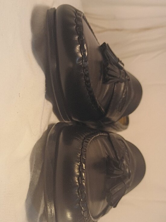 Allen Edmonds Maxfield Tassle Loafers Black Sz 11.5 EEE main image 7